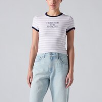 Levi's Women's Graphic Hayes Cropped T-Shirt Front_Flat