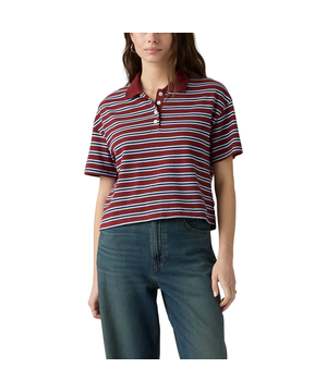 Polo de rugby à manches courtes pour femmes, Didion, Levi’s