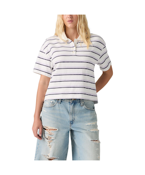 Polo de rugby à manches courtes pour femmes, Didion, Levi’s