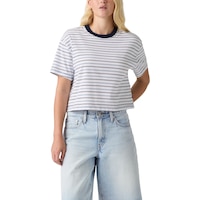 Levi's Women's Cropped Anyday Short Sleeve T-Shirt Front_Flat