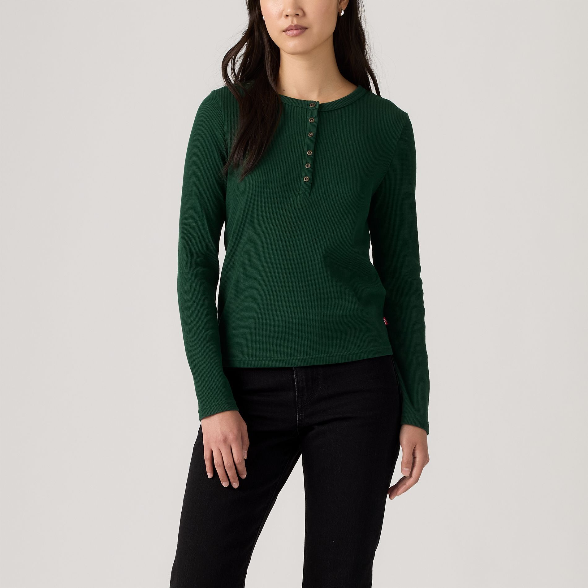 Haut Henley en tricot gaufré pour femmes, Rooney, Levi’s