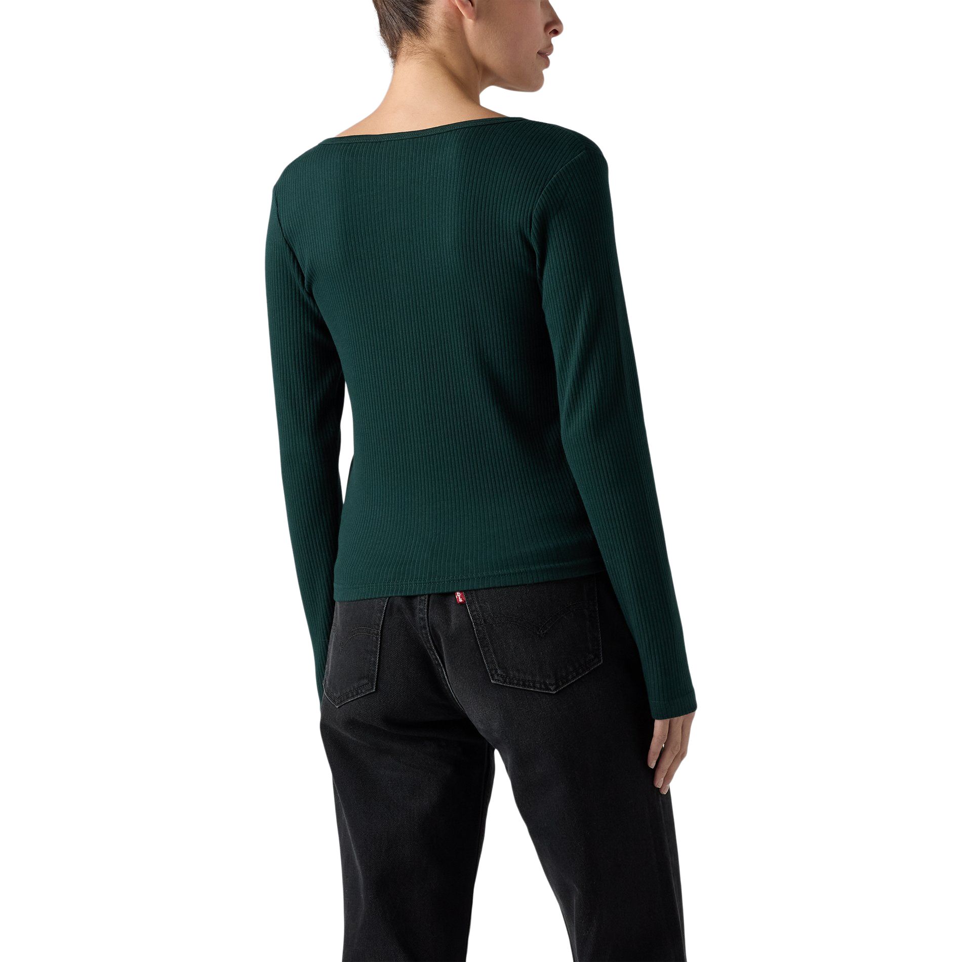 Levi's Women's Austen Long Sleeve Button Thru Top