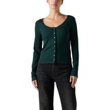 Levi's Women's Austen Long Sleeve Button Thru Top Front_Flat