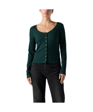 Levi's Women's Austen Long Sleeve Button Thru Top
