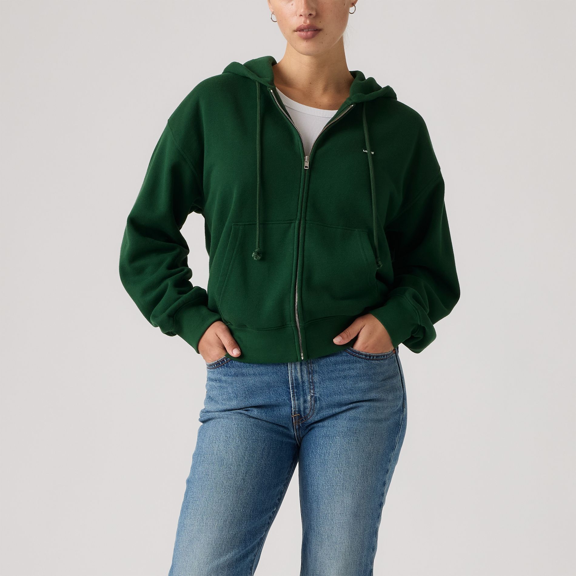 Levi's Women's Everyday Full Zip Hoodie Sweatshirt