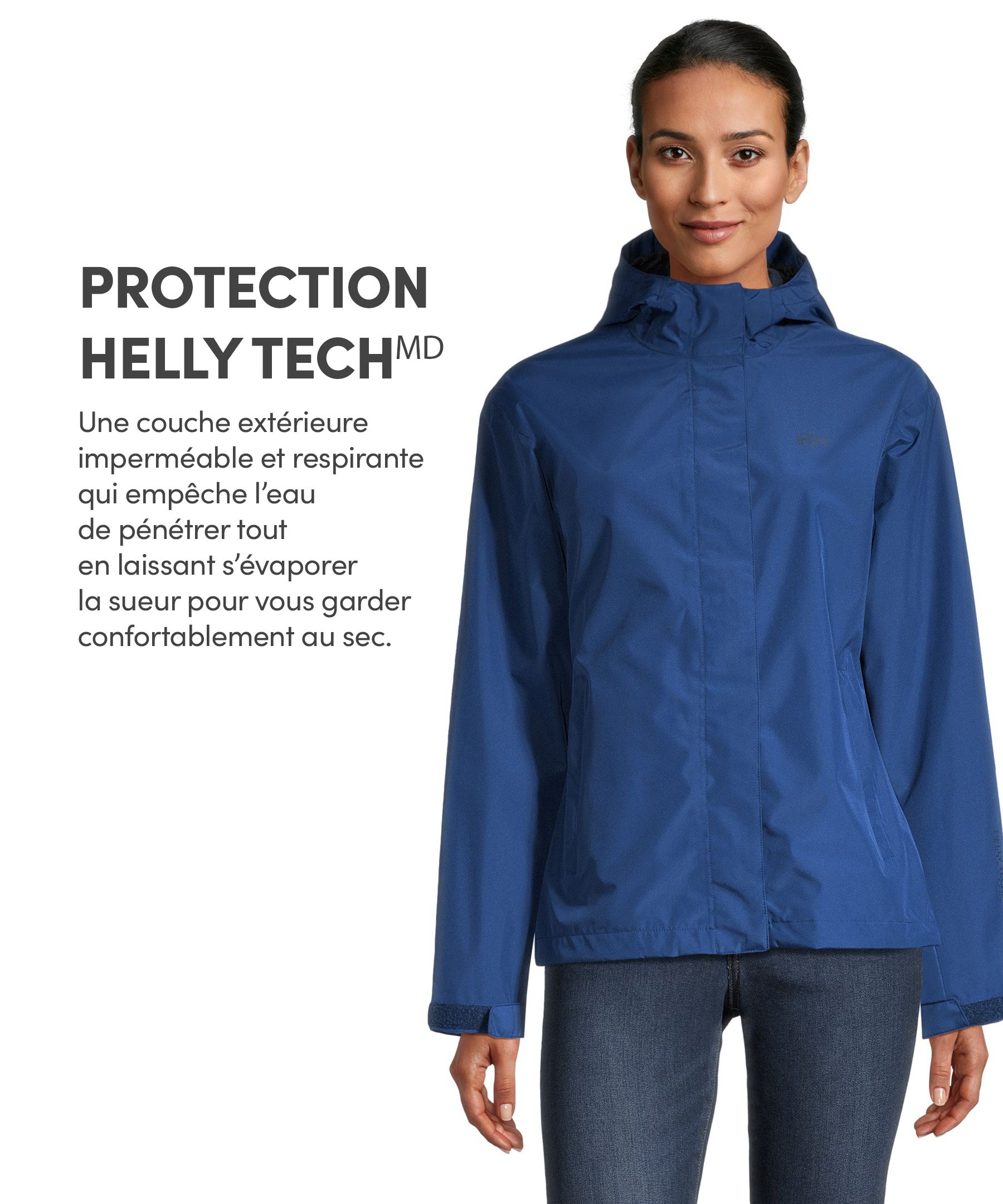 Manteau de pluie imper-respirant 77 HELLY TECHMD Helly Hansen pour femmes
