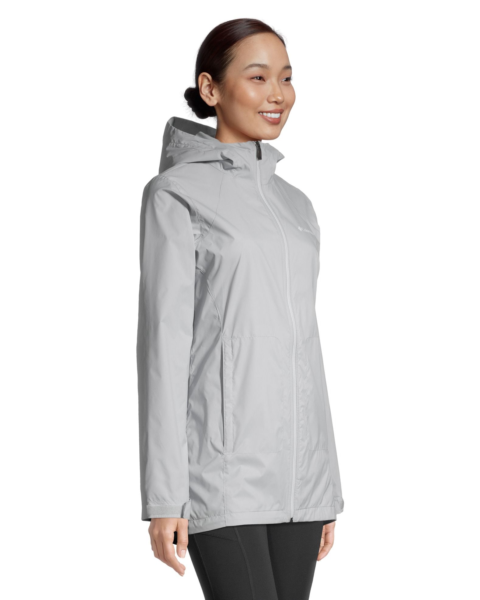 Switchback lined cheap long jacket