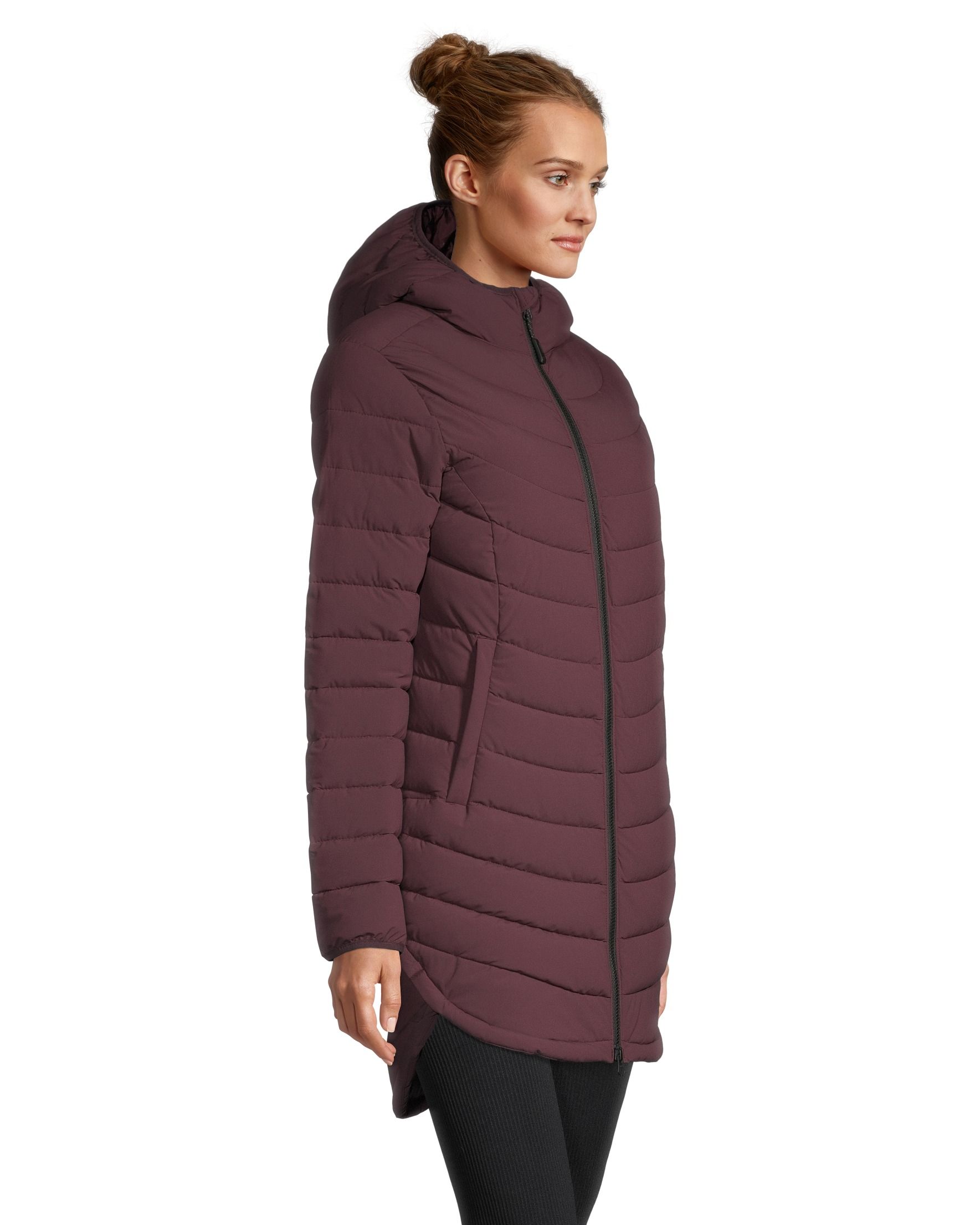WindRiver Women's Water Repellent HyperDri 1 TMax Insulated Long Puffer Jacket Marks WindRiver Women's Water Repellent HyperDri 1 TMax Insulated Long Puffer Jacket Marks