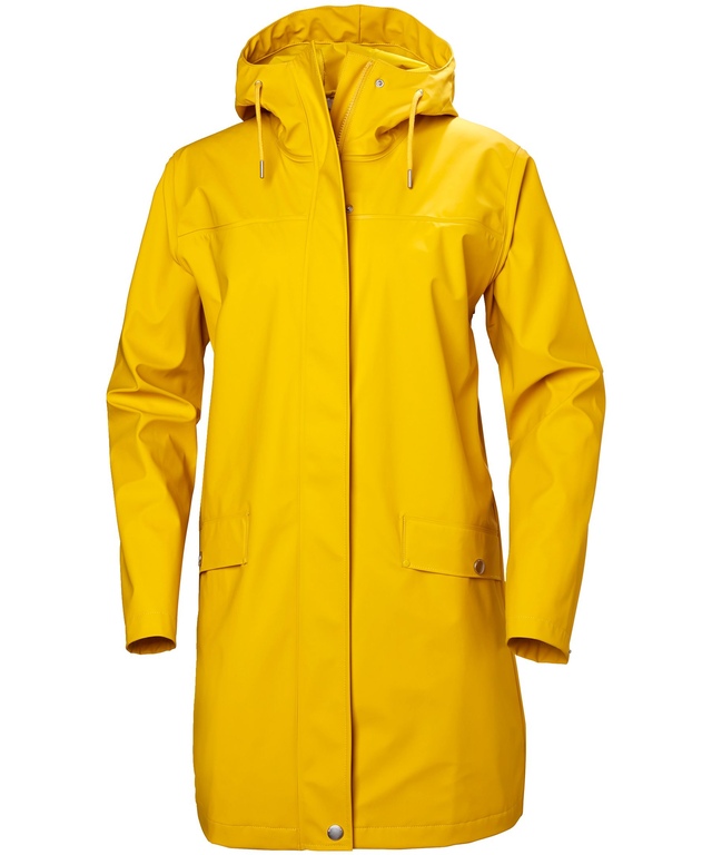 Helly Hansen Women's Moss Helox+ PU Waterproof Hooded Long Rain Jacket
