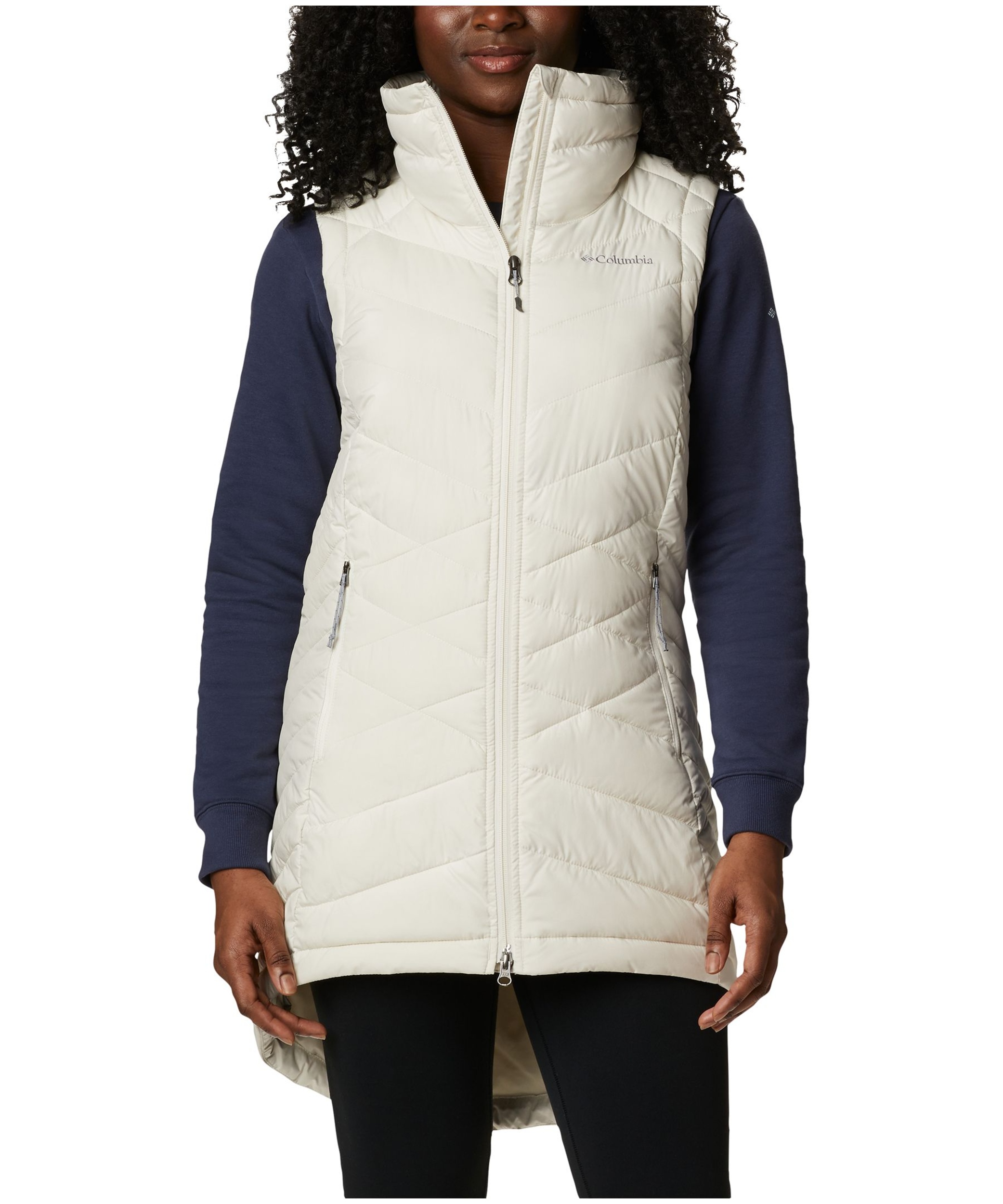 Columbia Women's Heavenly Vest, Insulated, Semi-Fitted, Winter, Long ...