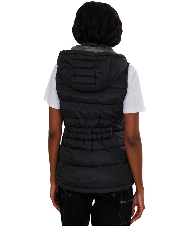 Bench Women's Hooded Puffer Vest Marks