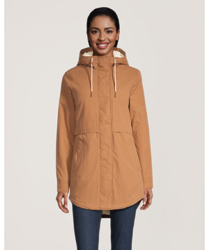 Veste décontractée avec doublure en sherpa pour femmes, Denver Hayes