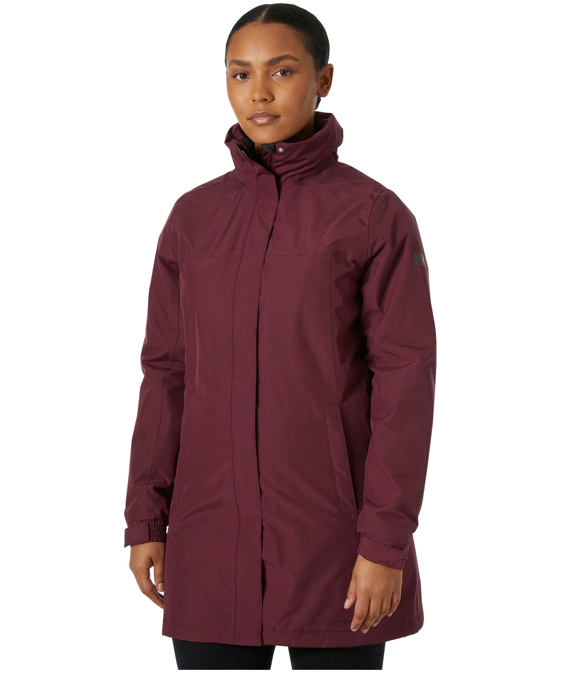 Helly Hansen Women s Aden HELLY TECH Waterproof Breathable Long Insulated Rain Jacket Marks