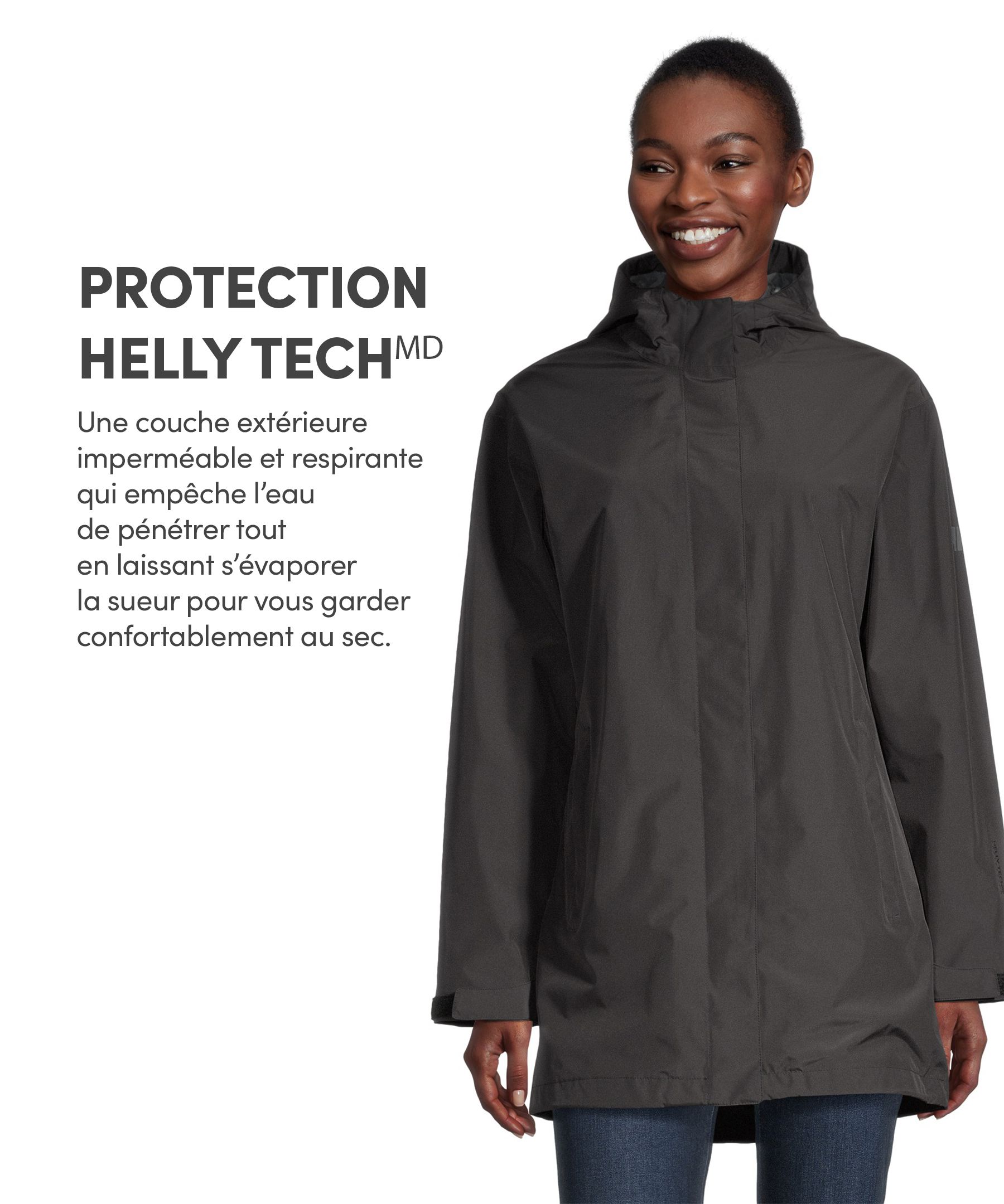 Manteau de pluie long imper-respirant 77 HELLY TECHMD Helly Hansen pour femmes