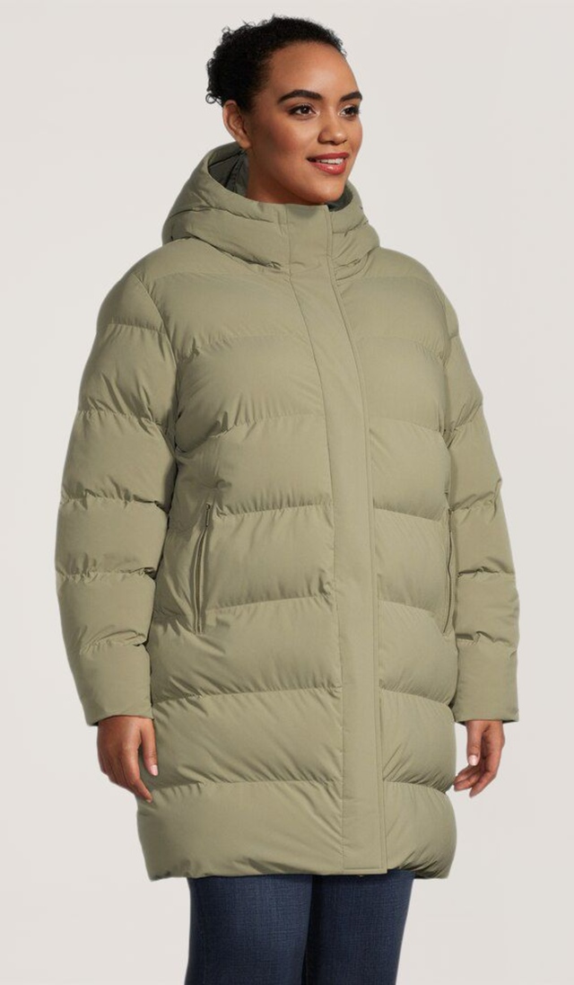 Veste bouffante mi-longue avec Hyper-Dri HD1 et T-MAX pour femmes, Denver Hayes