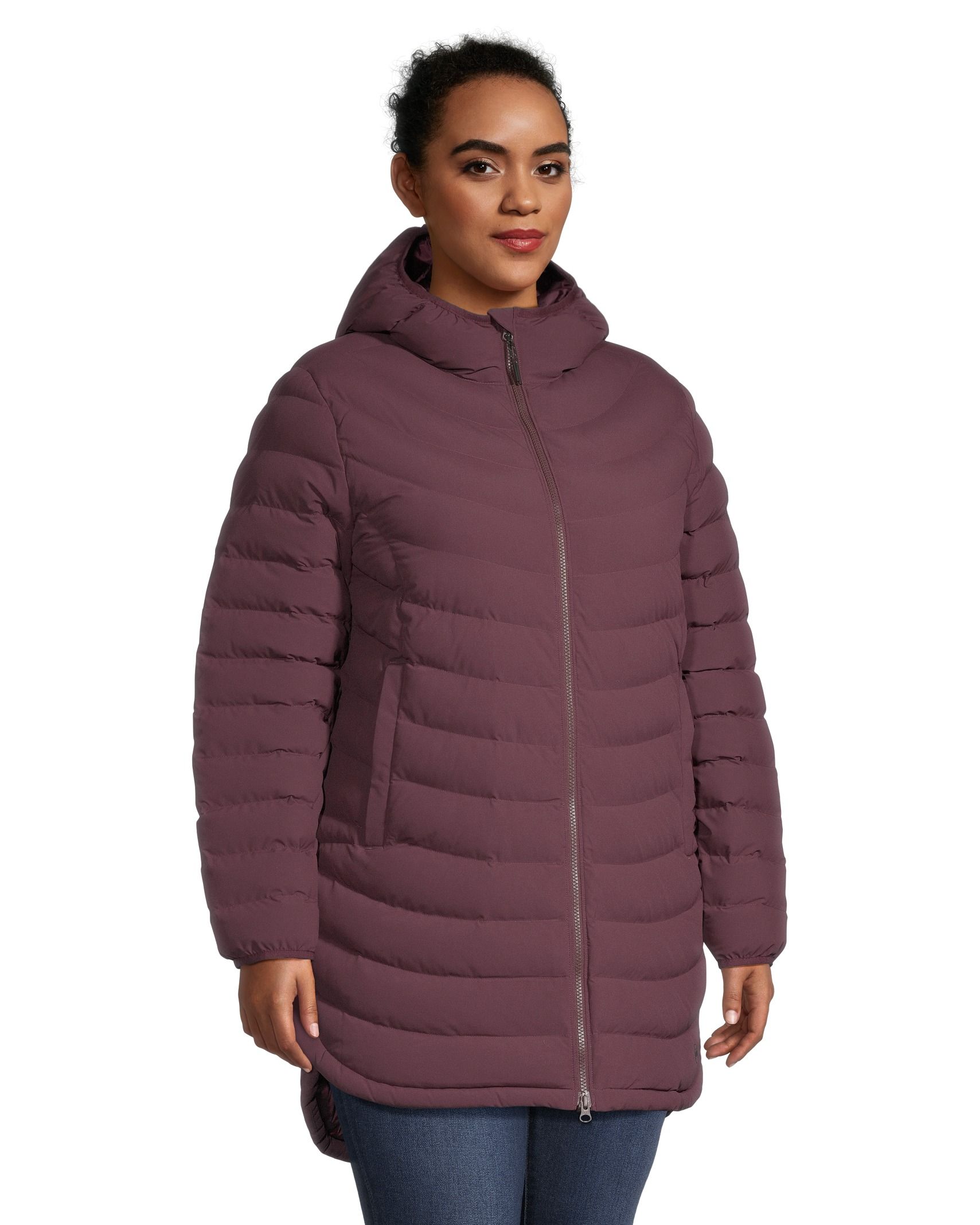 Insulated hot sale long jacket