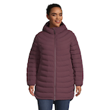 WindRiver Women's Hyper-Dri HD1 Water Repellent T-MAX Insulated Long Puffer Jacket Front_Flat