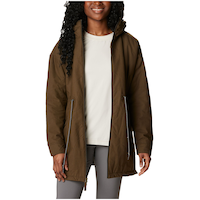 Veste doublée en sherpa matelassée pour femmes, Crystal Crest, Columbia Front_Flat