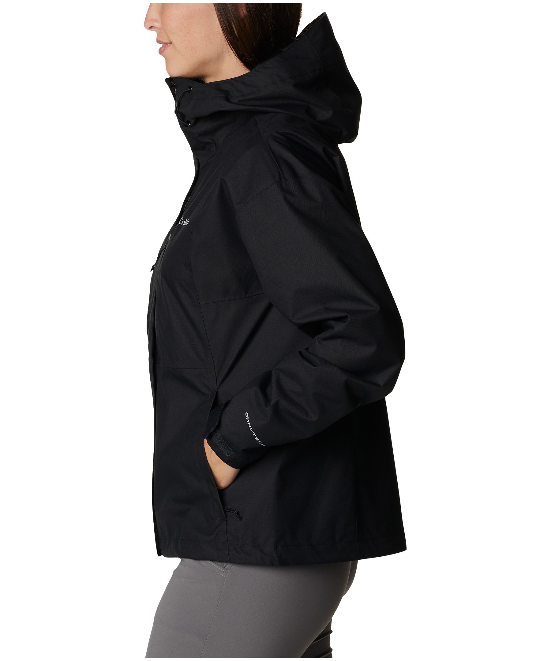 Columbia Women's Hikebound Omni-Tech Hooded Waterproof Rain Jacket | Marks