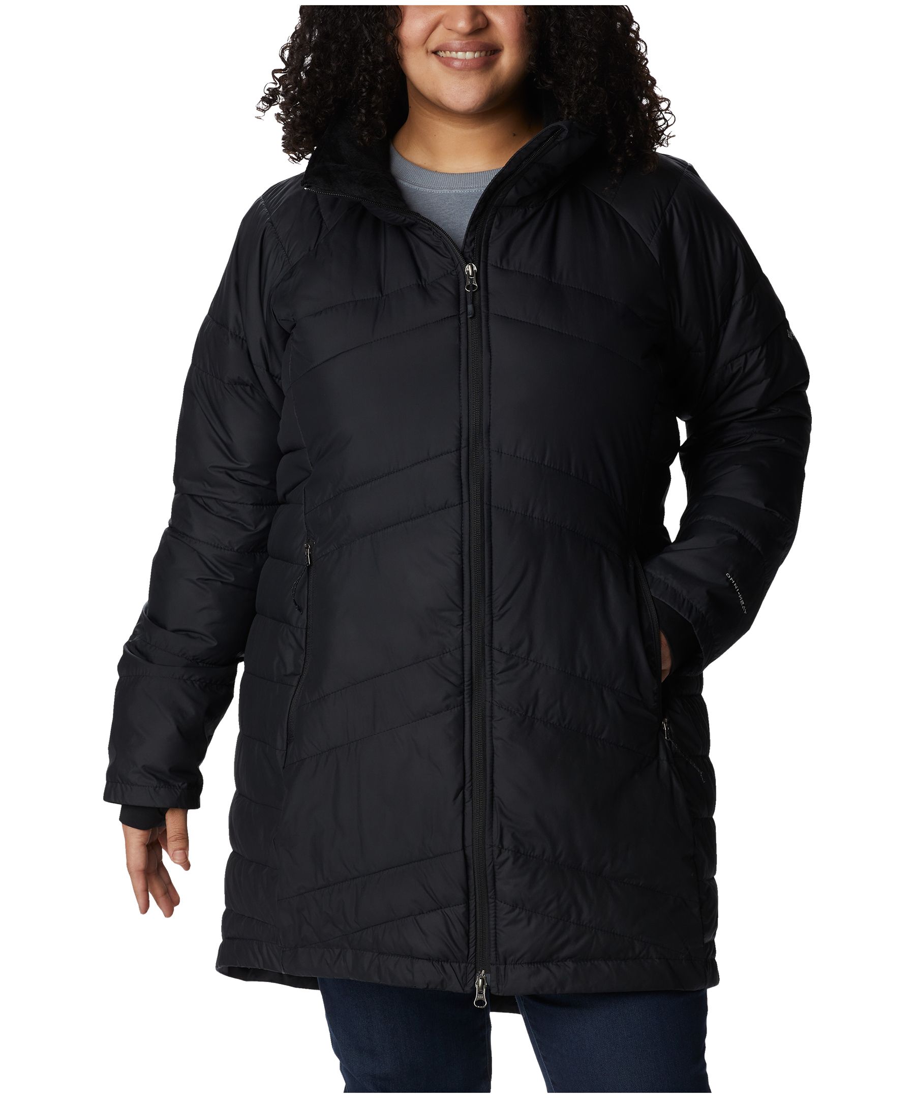 Columbia Women's Crown Point Omni-Heat Insulated Water Resistant Hooded  Jacket