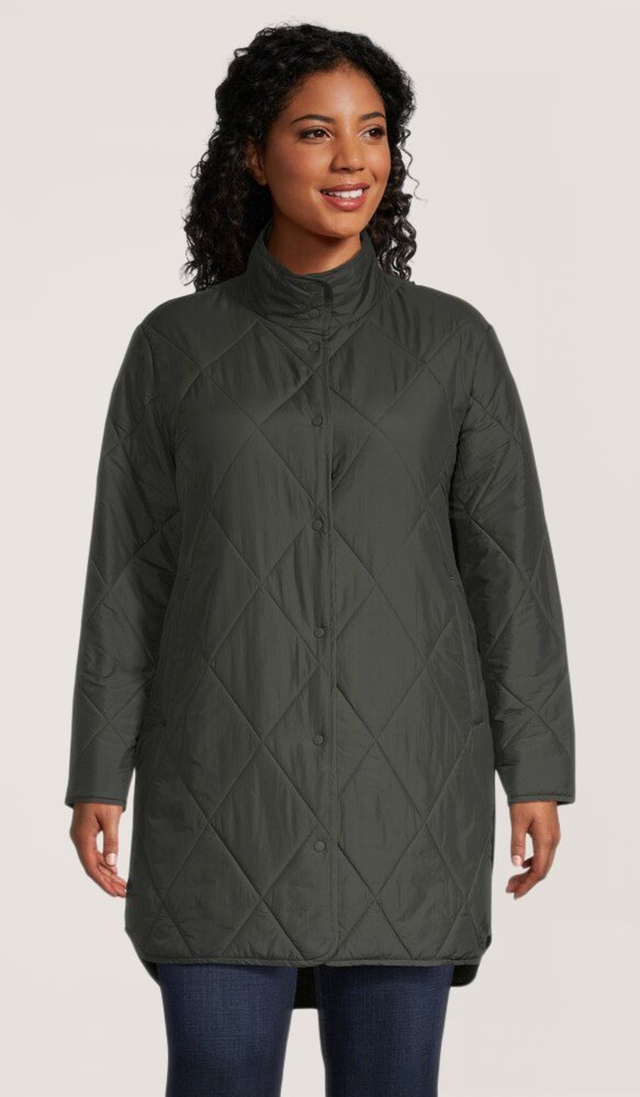 Denver Hayes Women's Quilted Long Jacket