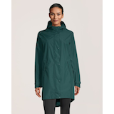 WindRiver Women's Downpour 2L HYPER-DRI® HD3 Waterproof-Breathable Long Rain Jacket Front_Flat