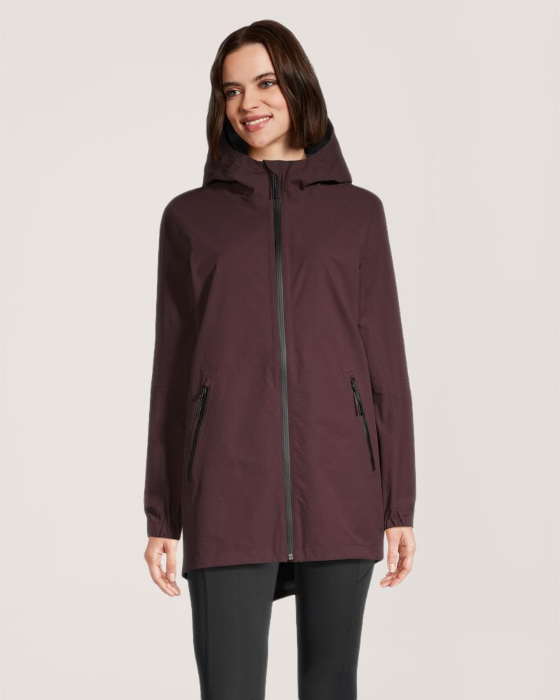 Veste De Pluie Femme Très Longue – Imperméable Et Coupe-vent Avec Capuche Réglable – Unisexe Pour Randonnée - 9