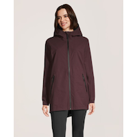 WindRiver Women's Downpour 2.5L Stretch HYPER-DRI® HD3 Waterproof-Breathable Rain Jacket Front_Flat