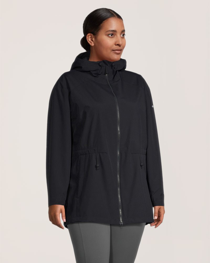 Manteau de pluie à capuchon imper-respirant avec Omni-TECH™, Blossom Park II, Columbia pour femmes
