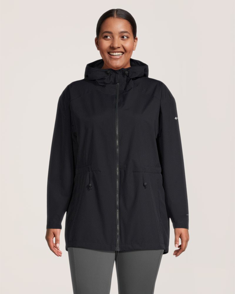 Manteau de pluie à capuchon imper-respirant avec Omni-TECH™, Blossom Park II, Columbia pour femmes
