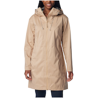 Veste longue avec extérieur Omni-TechMC pour femmes, Weekend, Columbia Front_Flat