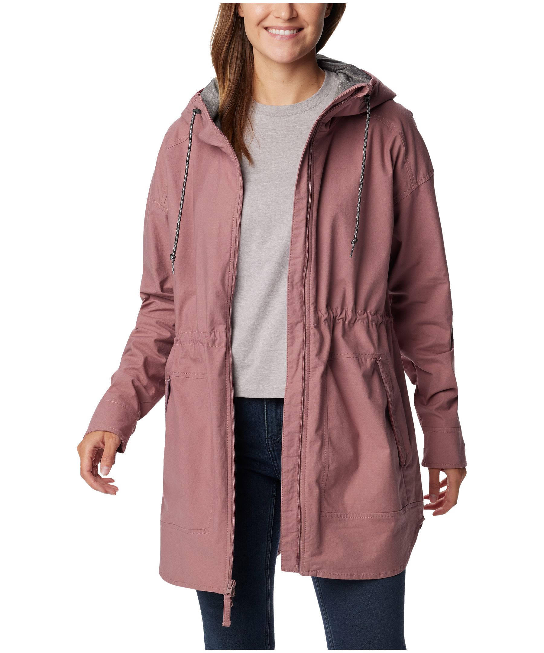 Veste longue décontractée et doublée pour femmes, Sage Lake, Columbia