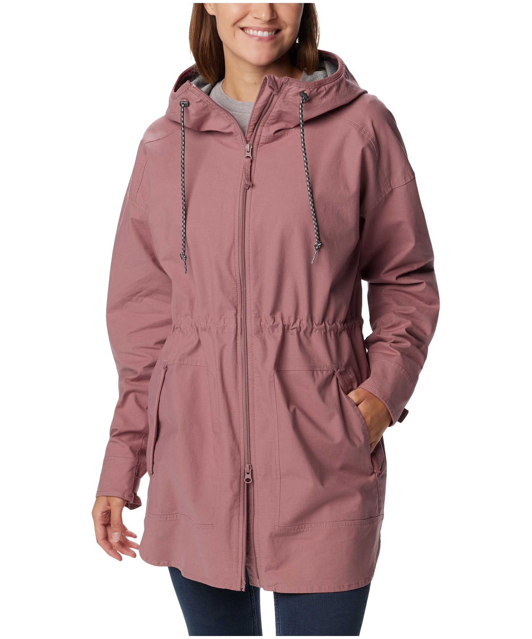 Veste longue décontractée et doublée pour femmes, Sage Lake, Columbia