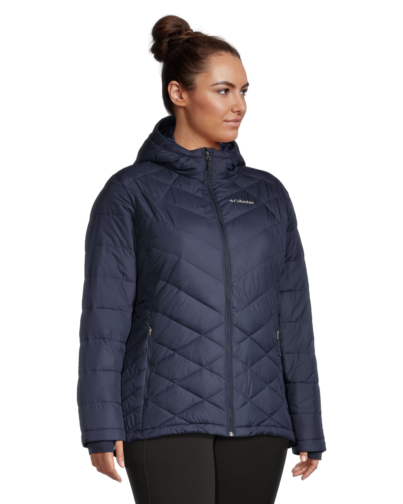 Columbia Women's Heavenly Omni-Heat™ Thermal Reflective and Omni-Shield™ Water Resistant Hooded Insulated Puffer Jacket