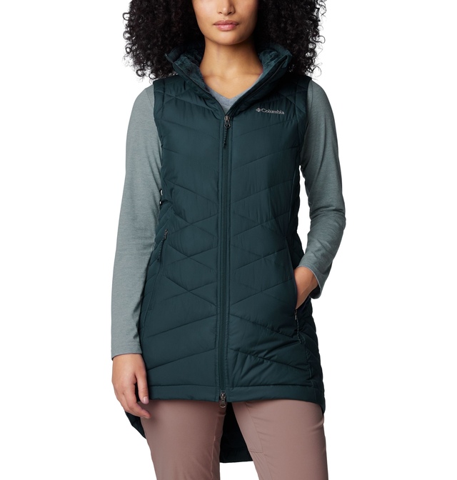 Doudoune longue isolée et thermoréfléchissante Omni-Shield™ résistante à l'eau et Omni-Heat™ pour femme, Heavenly, Columbia