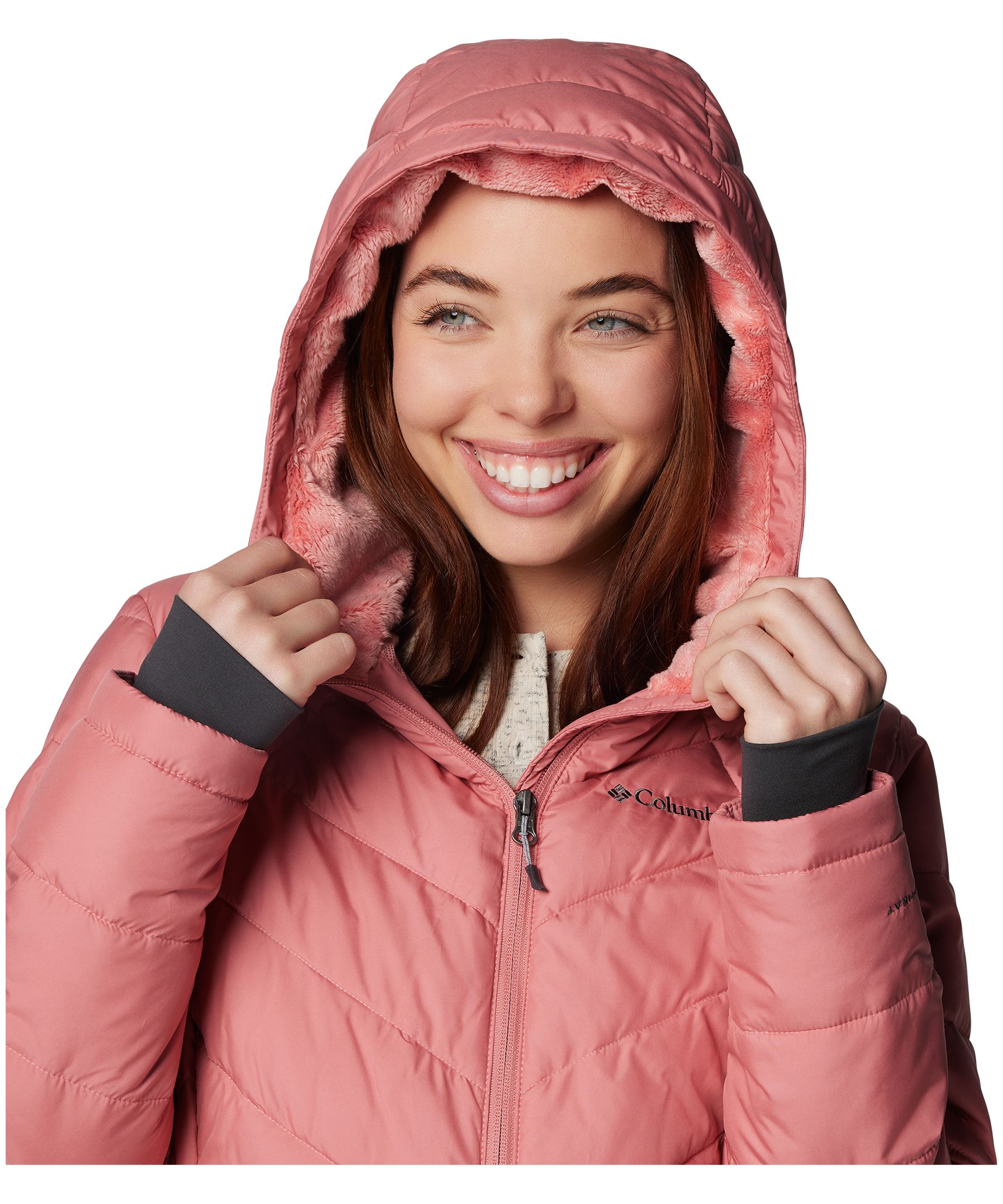 Columbia Women's Heavenly Omni-Heat™ Thermal Reflective and Omni-Shield™ Water Resistant Hooded Insulated Puffer Jacket