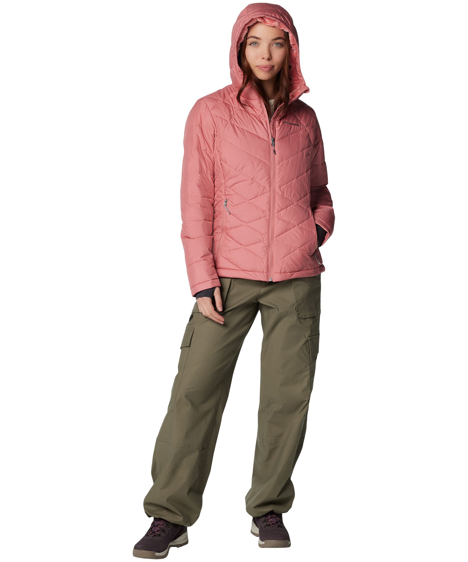 Columbia Women's Heavenly Omni-Heat™ Thermal Reflective and Omni-Shield™ Water Resistant Hooded Insulated Puffer Jacket