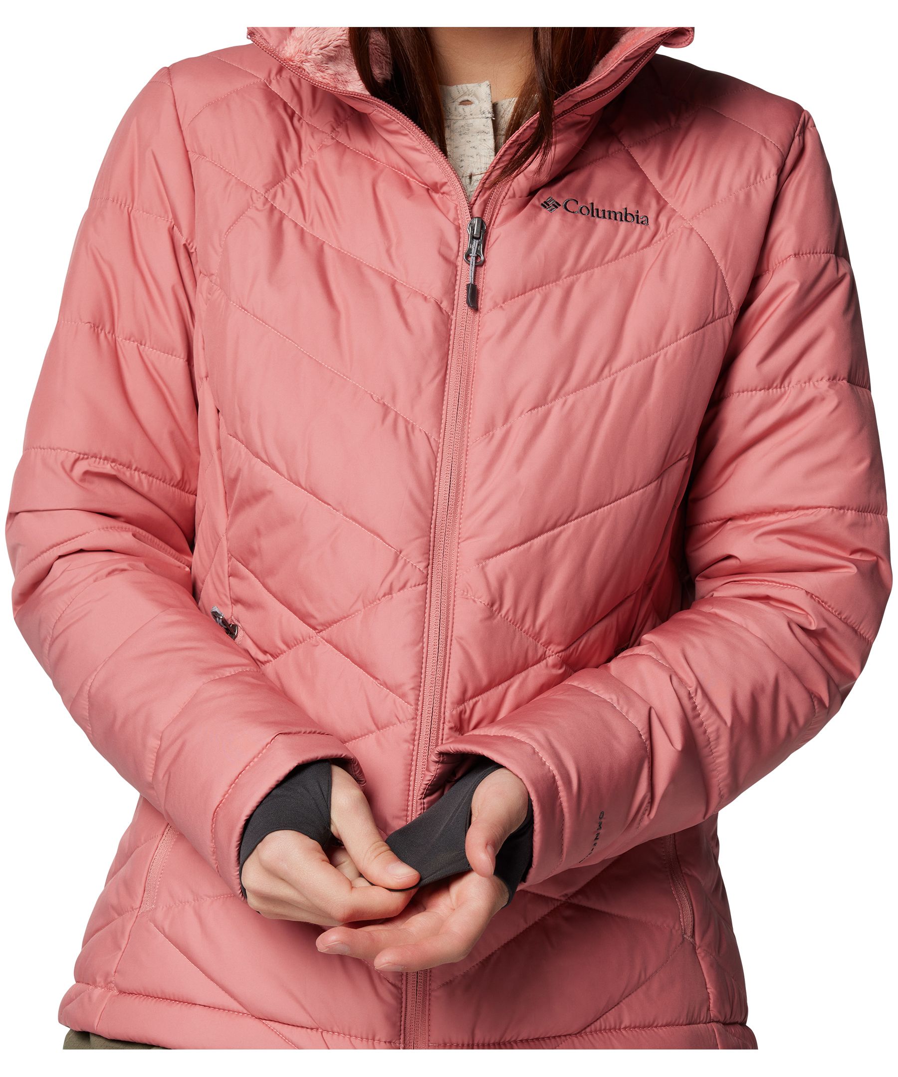 Columbia Women's Heavenly Omni-Heat™ Thermal Reflective and Omni-Shield™ Water Resistant Hooded Insulated Puffer Jacket