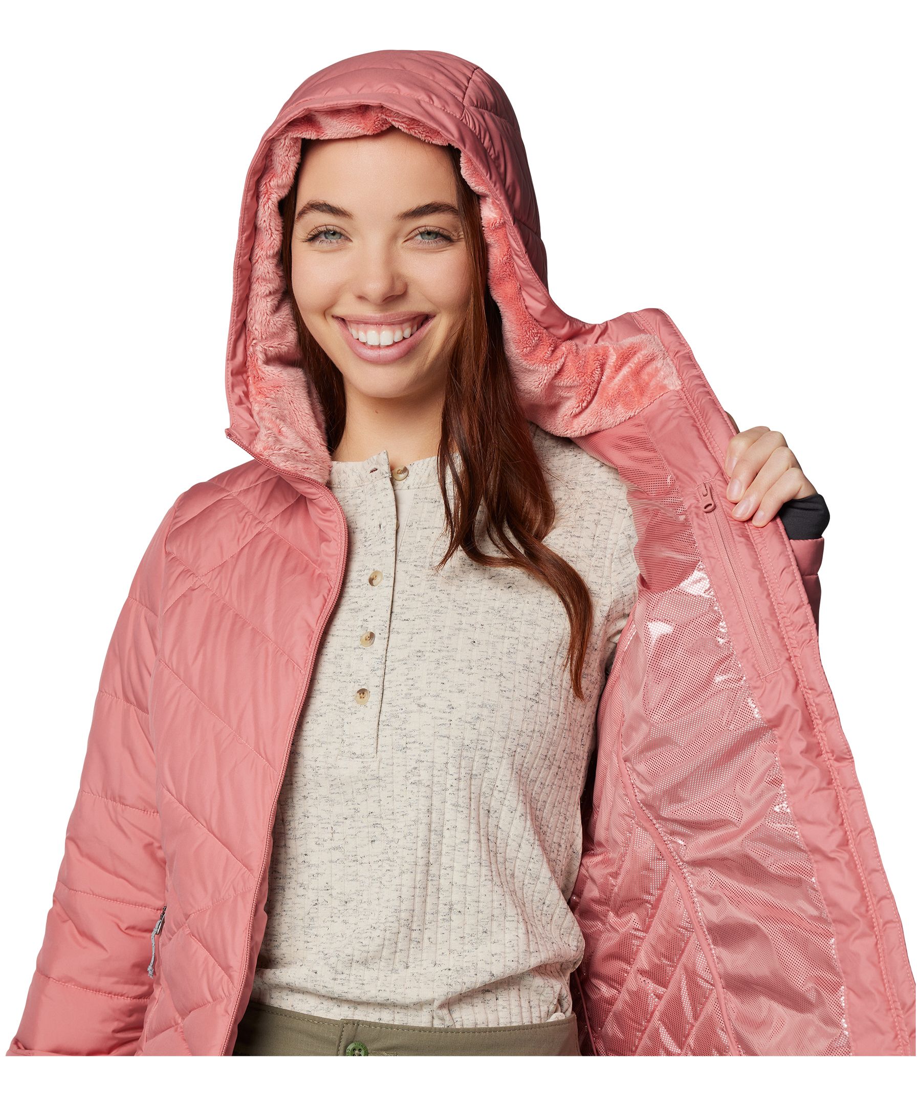 Columbia Women's Heavenly Omni-Heat™ Thermal Reflective and Omni-Shield™ Water Resistant Hooded Insulated Puffer Jacket
