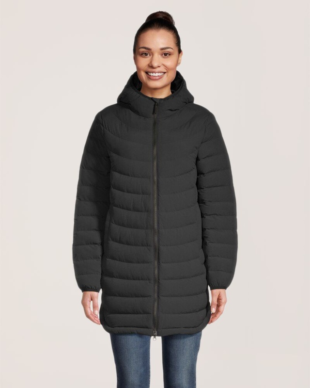 Veste longue bouffante hydrofuge et perméable à l’air avec Hyper-DriMD HD1 et isolant T-MaxMD pour femmes, WindRiver