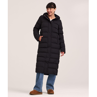 Veste longue bouffante Hyper-DriMD HD1 hydrofuge/perméable à l’air à isolant T-Max pour femmes, Denver Hayes Front_Flat