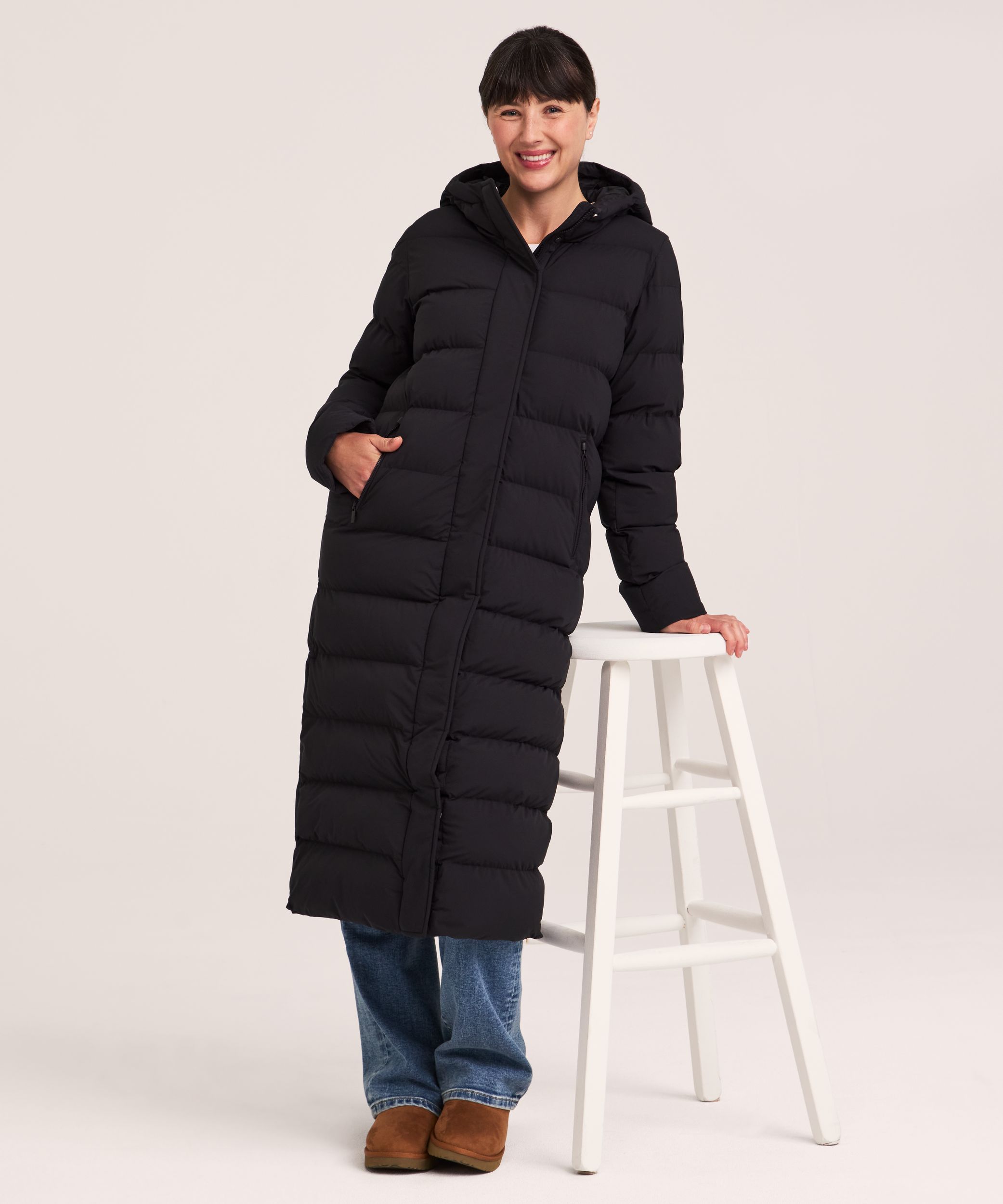 Veste longue bouffante Hyper-DriMD&nbsp;HD1 hydrofuge/perméable à l’air à isolant T-Max pour femmes, Denver Hayes