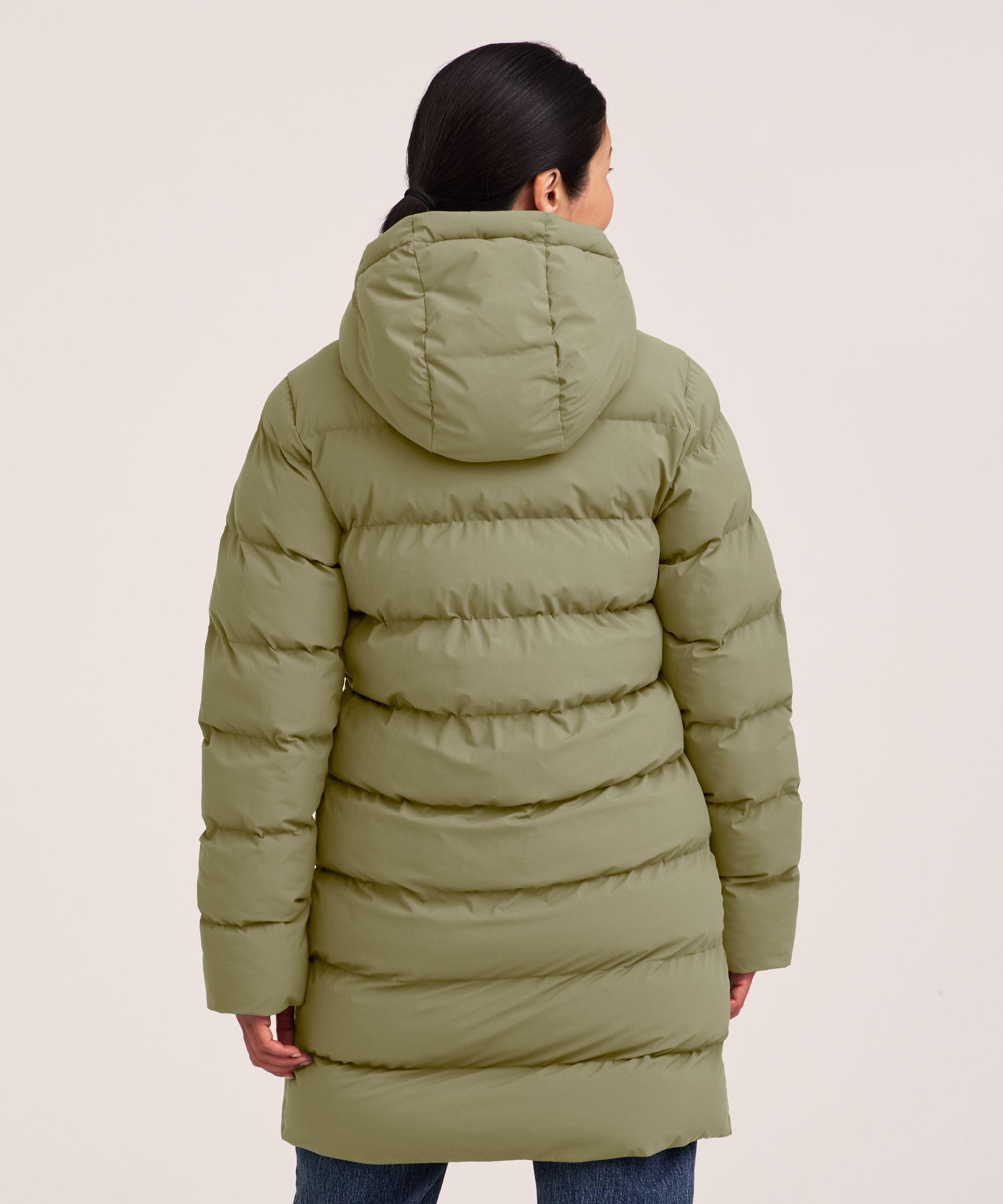 Denver Hayes Women's Hyper-Dri® HD1 Water Repellent Breathable T-Max® Insulated Mid Length Puffer Jacket