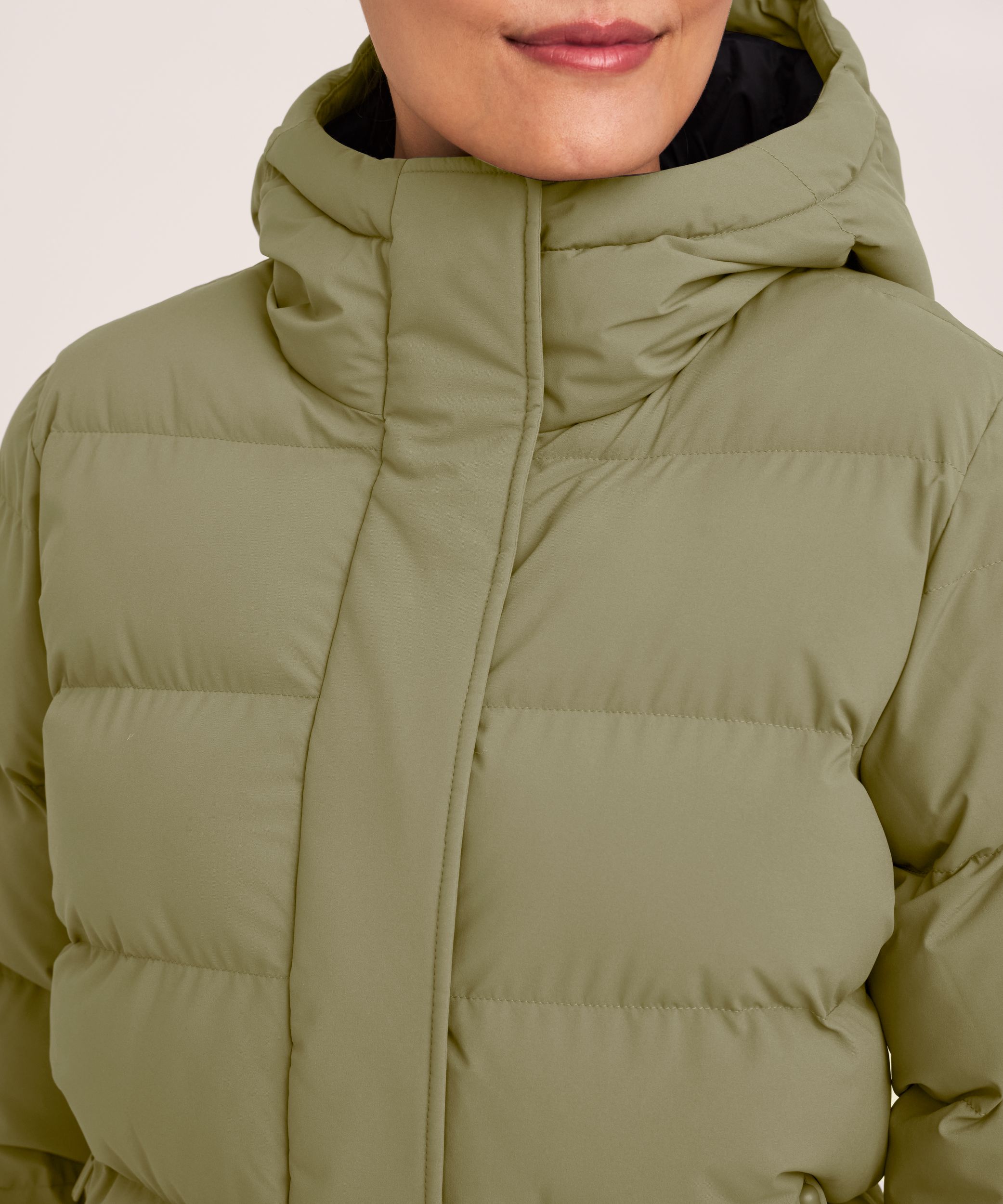 Denver Hayes Women's Hyper-Dri® HD1 Water Repellent Breathable T-Max® Insulated Mid Length Puffer Jacket