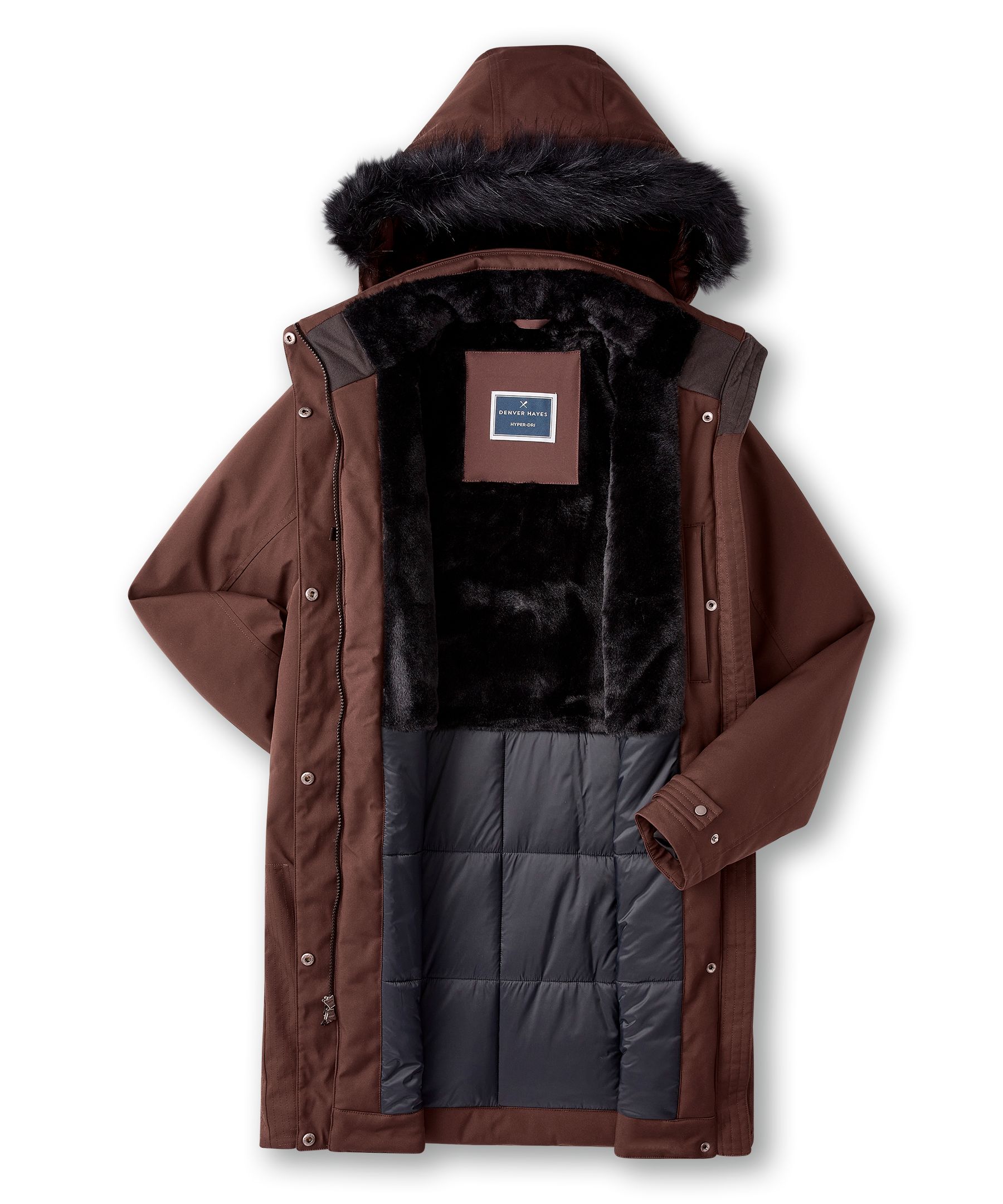 Denver Hayes Woman's Lux Hyper-Dri® HD1 Water Repellent Breathable T-Max® Insulated Parka Jacket