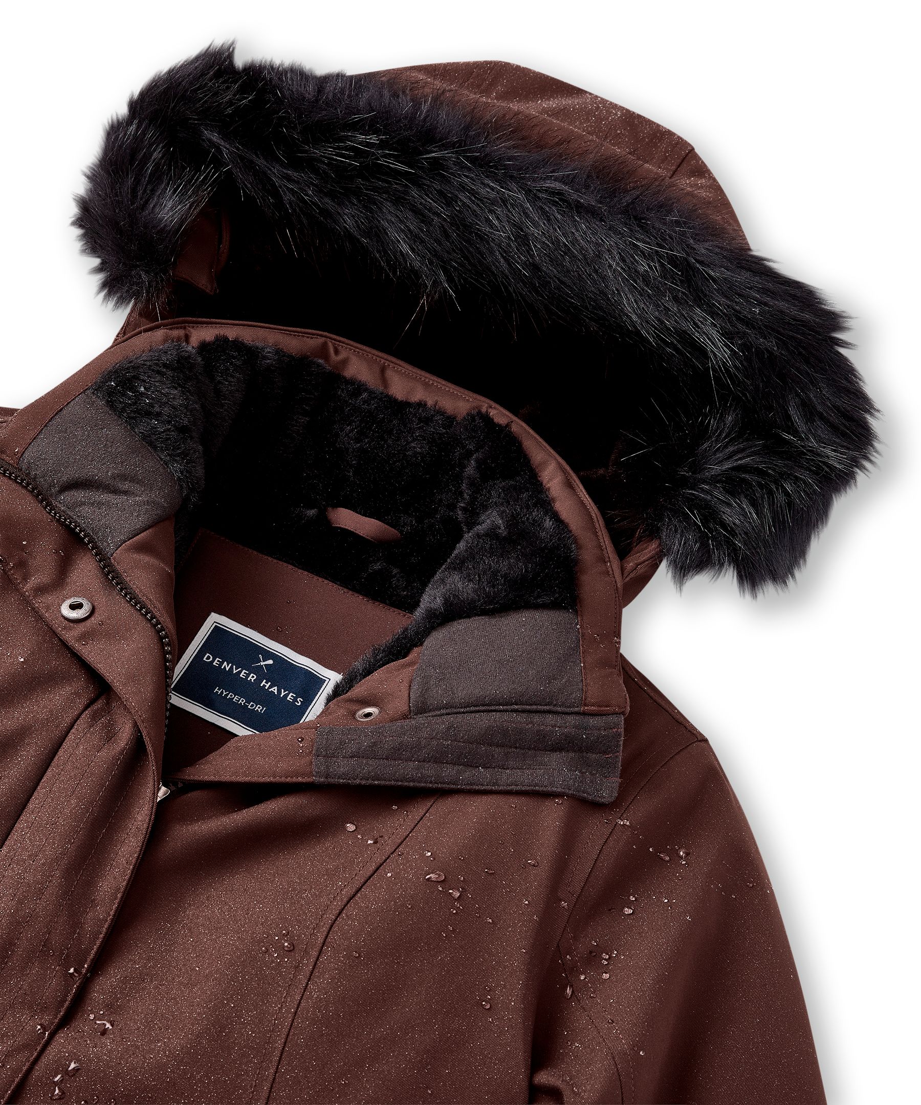 Denver Hayes Woman's Lux Hyper-Dri® HD1 Water Repellent Breathable T-Max® Insulated Parka Jacket