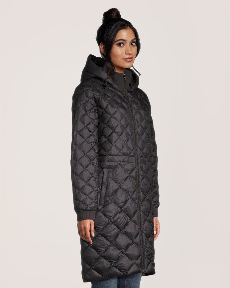 Denver Hayes Women's Quilted Insulated Long Jacket