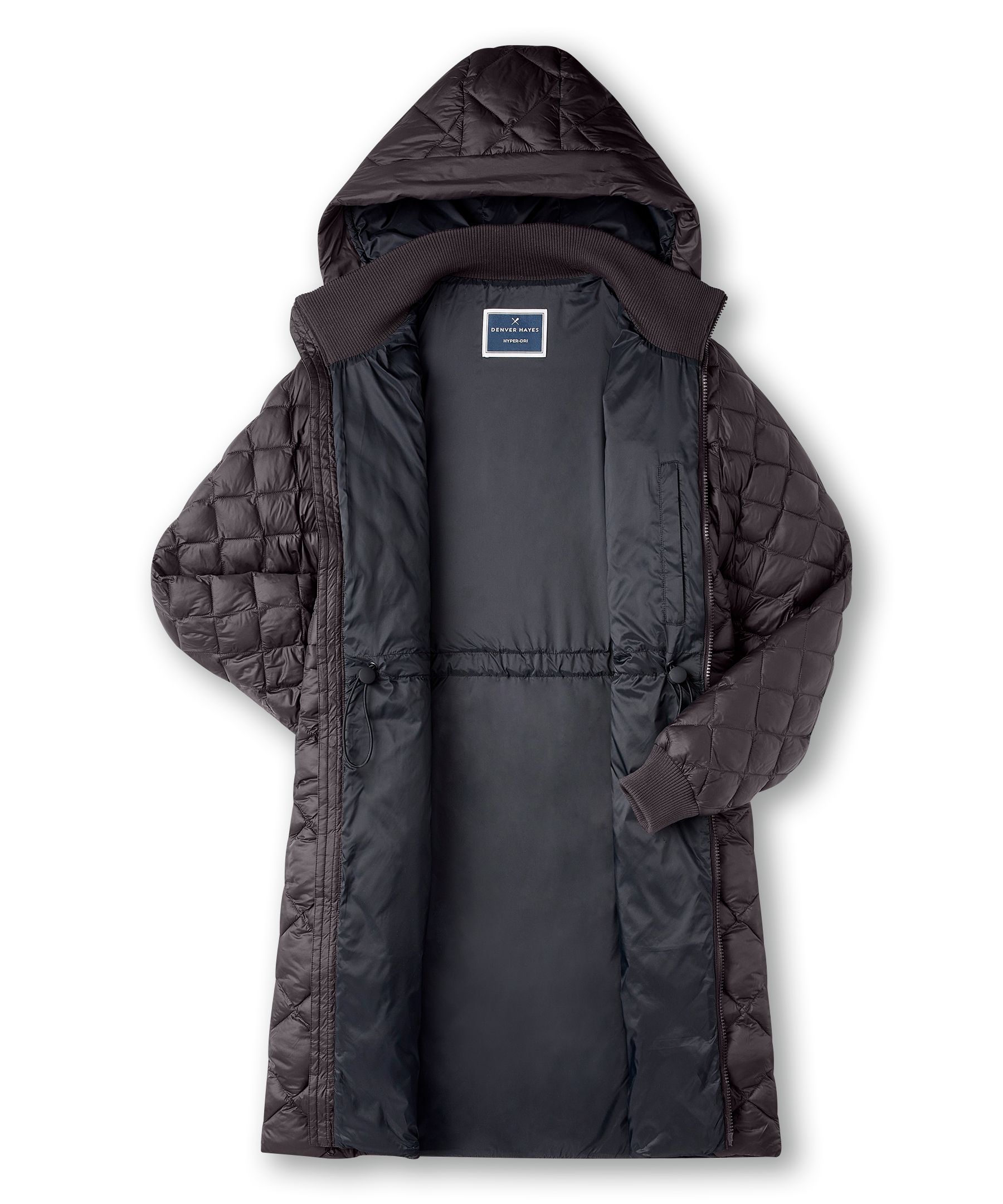 Denver Hayes Women's Quilted Insulated Long Jacket