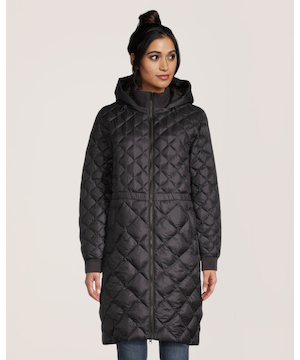 Veste longue isolée et matelassée pour femmes, Denver Hayes