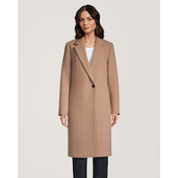 Manteau en mélange de laine pour femmes, Denver Hayes Front_Flat